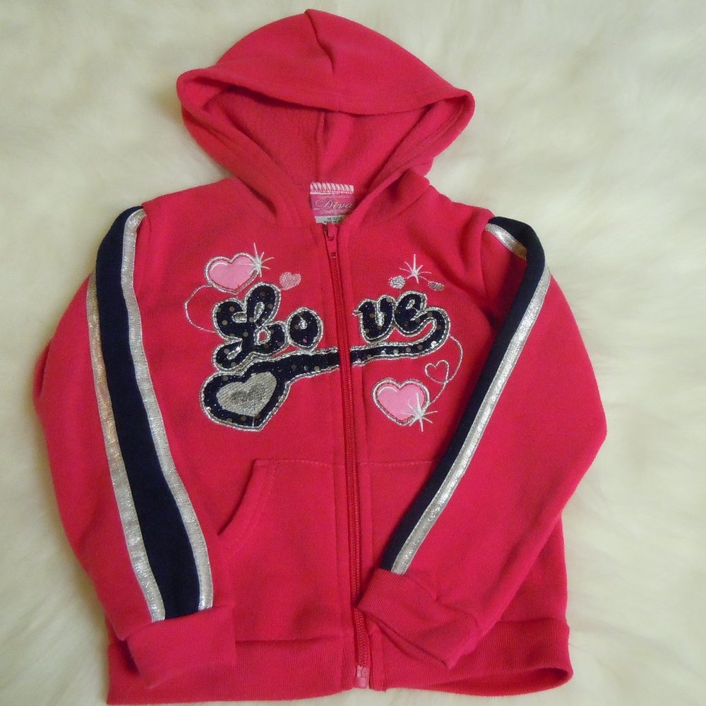 DIVA girls full zip sweater 3T